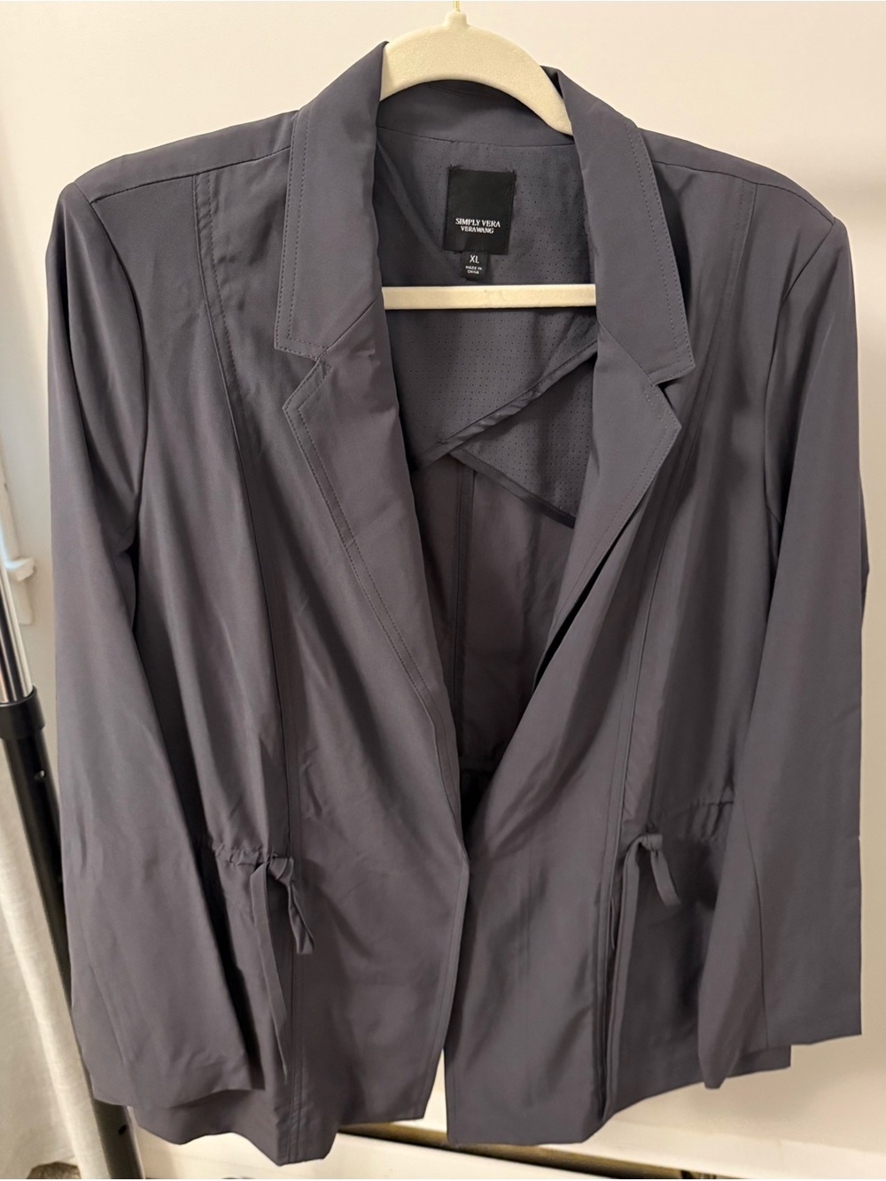 Simply Vera Vera Wang Periscope Drawstring Blazer Jacket